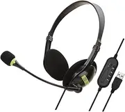 Wired Gaming Headset with Noise Reduction Mic Over Ear Design Headband Ergonomic Comfort for Home Use for Gaming and Calls