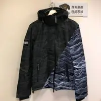 在飛比找樂天市場購物網優惠-跩狗嚴選 極度乾燥 Superdry 經典款 反光閃電波浪黑