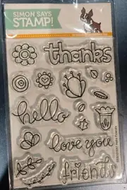 Simon Says Stamp - Hello Friends 3x4 Stamp Set