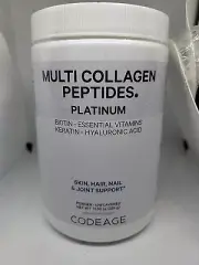 Multi Collagen Peptides Powder Platinum, Unflavored, 11.5 oz (326 g)
