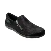 David Tate Bend Black / Lizard Print NWF22-328 Women's