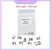 100Pcs Dental Ortho Sliding Crimpable Hook Mini Bi-directional Stainless Steel