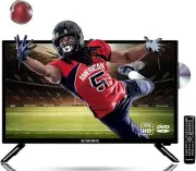 32" HDTV TV & Monitor with Built-In DVD Player, HDMI & USB, 12V & Car Cord - Bra