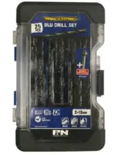 HSS Blu Drill Bit Set Metric 25 Piece 2mm - 13mm Sutton Tools 149060005