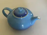 LE CRUSET STONEWARE CLASSIC TEAPOT IN AZURE BLUE 1-3/8 QT SECONDS
