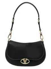 [Valentino Garavani] Valentino Garavani-Small Saddle Borse A Mano Nero-Donna OS Black
