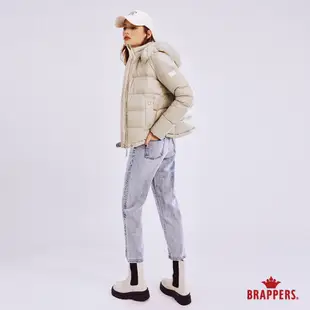 BRAPPERS 女款 休閒連帽羽絨外套-淺綠