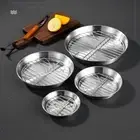 Air Fryer Baking Tray Steaming Cooling Racks Circular Drain Pan Grill Basket