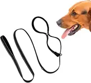Dog Lead – Figure of 8 Anti-Pull Training Lead for Dogs, Adjustable 2.5 * 180cm Nylon Long Line, No-Pull Slip Rope Leash, Reflective & Durable Dog Leash for Small, Medium & Large Breeds