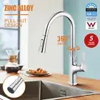 Lave Luxe Kitchen Sink Pull Out Laundry Mixer Tap 360° Swivel Faucet Zinc Alloy