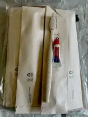 10 Travel Toothbrushes Kit Bulk, Disposable Toothbrushes with Toothpaste(5g),
