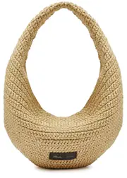 Khaite Olivia Medium Raffia top Handle bag - Natural ONE SIZE
