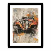 Vintage Jeep Canvas Art Print