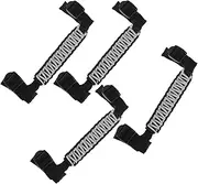 X AUTOHAUX Roll Bar Grab Handles for Jeep Wrangler 2024-2025 Grip Handle Holder Nylon PVC Gray 4 Pcs