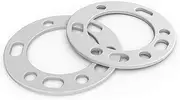 WHEEL CONNECT Light Truck Wheel Spacer,6mm thickness(1/4inch),Fit bolt pattern 5X139.7, 6X139.7, Cast Aluminum, Pack of 2.