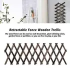 Expanding Wooden Trellis Lattice Fence Panel Outdoor Decor Flowers Growing