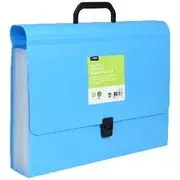 J.Burrows Recycled Foolscap Expanding File 26 Pockets Blue