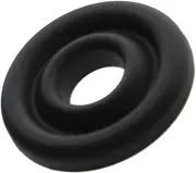 Silicone Donut Cushion Black for Pump Cylinder 1.75in-2.15in Dia
