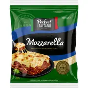 Perfect Italiano Grated Mozzarella 150g