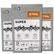 23RS 74 DL 3 pcs x STIHL .325″ 1.3 mm Chain for 18"/45 cm bar OEM 3690 005 0074