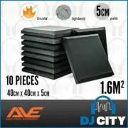 Acoustic studio Foam 10Pk Isolation SquarePad Absorption Panels 40X40
