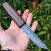 Hunter handmade knife “The Hunter-5” (ЕА115М steel), a gift knife with a sheath