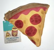 Sunny Days PIZZA wet/dry/mesh drawstring backpack w/zippered pocket bag