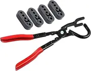 Exhaust Removal Pliers - Exhaust Hanger Rubber Bracket Separation Removal Tool | Automotive Supplies, Wrench Kit With 4 Holes Rubber For Car Truck