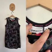 Mooks floral netted dress Sz 9 EUC