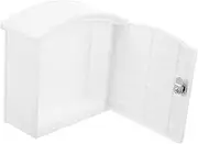 OFFSCH Box with lock outdoor wall hanging widen order milk carton large Wall-mounted arc drop case for packages rainproof package locker household seal case for milk
