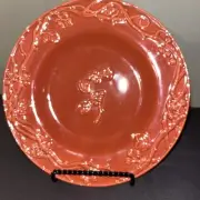 Hen-Feathers EMBOSSED fall Bittersweet Collection Demdaco Pottery. Vintage 2004
