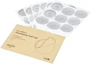 [RECAPS] Aluminum Espresso Lids Foil Seals Refillable Coffee Filter Reusable Pods Compatible with Nespresso Original Line 240 Pcs 37mm in Diameter