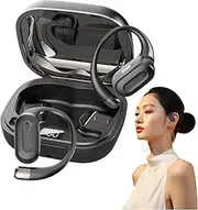Jvjggag Over The Ear Earbuds, Open Wireless Earbuds, Headphones for Game Kids Translation Women Work Swimming Live Sports Streaming Everyday