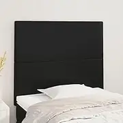 Bed Headboard Set of 2, Beds Head Frame Headboards 2 pcs Black 80 cm Faux Leather