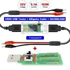 Digital USB Voltmeter Power Bank Charger Indicator Current Voltage Detector DC