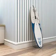 [Cohoo Home] Striped Peel and Stick Wallpaper Boho Contact Paper for Cabinets Grey and White Stripe Contact Paper Line Modern Wallpaper for Bedroom Self-Adhesive Removable Boy Room Shelf 17.3inW 78.7inL