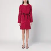 [P.A.R.O.S.H.] Red Lace Coat S Red