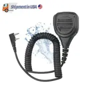 IP56Waterproof Shoulder Speaker Mic FOR KENWOOD BAOFENG UV5R Radio Walkie Talkie