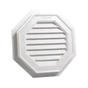 Gable Vent Designer Plastic Octagonal 550mm x 550mm Non Functional Paintable