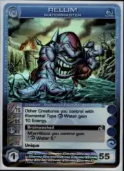(cc1023) RELLIM Chaotic Card (Courage 75 Power 85 Wisdom 65 Speed 35 Energy 55)