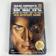 Robots VCR Mystery Game VHS 1988 Tape Rare NOS Sealed 80s Isaac Asimov Kodak VTG