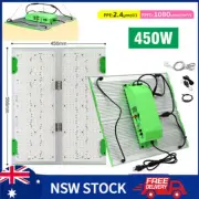 2024 NEWEST Fold Commercial LED Grow Light Full Spectrum Indoor Veg Flower IR AU
