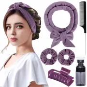 Hair Curlers to Sleep in No Heat Curling Rod Headband For Long Hair Overnight