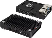 Geekworm Raspberry Pi 4 Case, Raspberry Pi 4 Model B CNC Ultra-Thin Aluminum ...