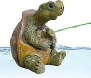 Turtle Statues for Garden | Turtle Fishing Pond Decor Resin Model | Miniature Animal Tortoise Statue for Yard Backyard Garden Patio Decor