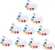 [KOCKSHION] 20pcs Palette Pendant Jewelry Charms for Crafts Creative Earring and Necklace Accessories Easy to Clean Jewelry Making Materials Unique Decorative Crafting for Girls