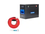 Kings BatBlock40 - 12V Plug and Play Battery Box with DCDC Charger+ 50A Wiring Kit