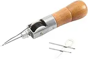 KONTONTY DIY Leather Stitching Tool Hand Sewing Machine for Crafting Mending Bags Shoes Leather Goods Essential Sewing Tool for Home Craft Projects