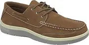 [CHARLES SOUTHWELL] Men's Wide Fit Faux Leather Touch & Close Slip On Or Lace Up Casual Lightweight Comfort Boat Deck Shoes