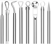 PIMPLE POPPER TOOLS KIT 4 PC BLACKHEAD EXTRACTOR COMEDONE ACNE SPOT WHITEHEAD
